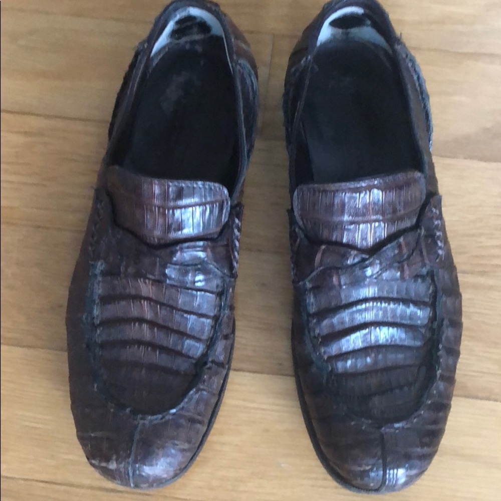 Bottega Venneta Crocodile loafers